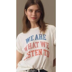 Anthropologie Original Retro Band Ladies Short Sleeve Shirt Medium